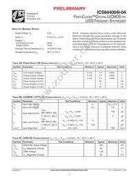 844004AGI-04LFT Datasheet Page 3