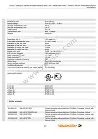 8516980211 Datasheet Page 2