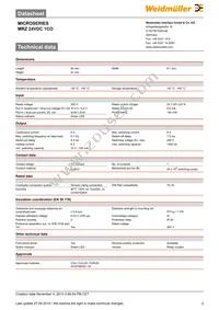 8533660000 Datasheet Page 2