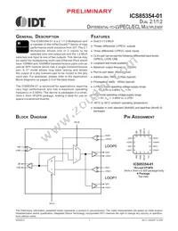 85354AK-01LFT Datasheet Cover