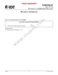 85354AK-01LFT Datasheet Page 16