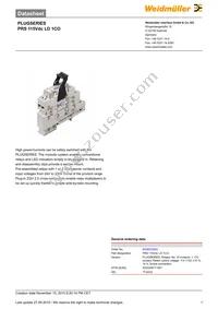 8536510000 Datasheet Cover