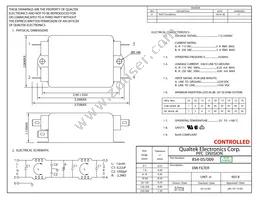 854-05/009 Datasheet Cover