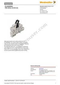 8552440000 Datasheet Cover