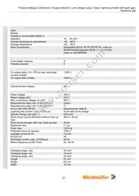 8561230000 Datasheet Page 2