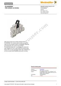 8575950000 Datasheet Cover