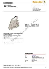 8596050000 Datasheet Cover