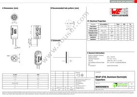 860040480016 Datasheet Cover