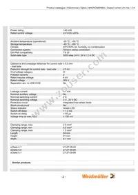 8607370000 Datasheet Page 2