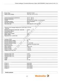 8607700000 Datasheet Page 2