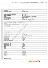 8607710000 Datasheet Page 2