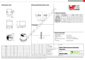 865230145005 Datasheet Cover