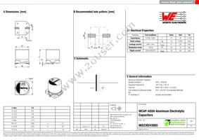 865230243003 Datasheet Cover