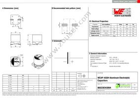 865230343004 Datasheet Cover