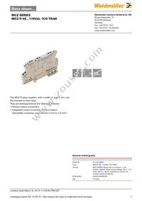 8713910000 Datasheet Cover