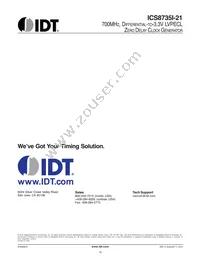 8735AMI-21LF Datasheet Page 16