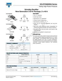 87CNQ020A Datasheet Cover