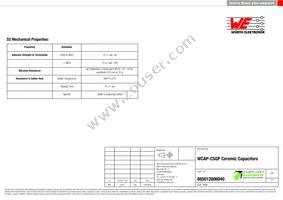 885012006040 Datasheet Page 2