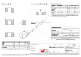 885342211001 Datasheet Cover