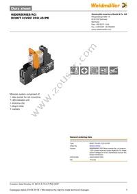 8881610000 Datasheet Cover