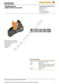 8881630000 Datasheet Cover