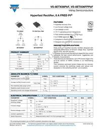 8ETX06FP Datasheet Cover