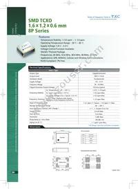 8P26070004 Datasheet Cover