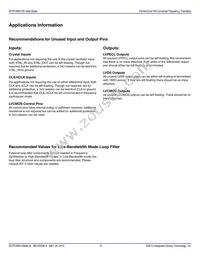 8T49N105ANLGI Datasheet Page 21