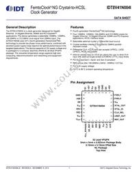 8V41N004NLGI8 Datasheet Cover