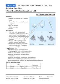 91-21SUBC/S400-A6/TR9 Datasheet Cover