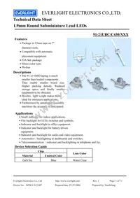 91-21UBC/C430/TR7 Datasheet Cover