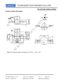 91-21UYOC/S530-A3/TR10 Datasheet Page 2