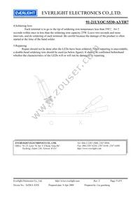 91-21UYOC/S530-A3/TR7 Datasheet Page 9