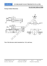 91-21UYOC/S530-A3/TR9 Datasheet Page 2