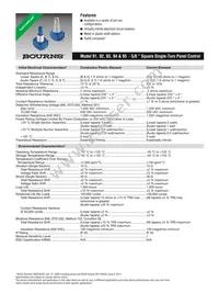91A1A-A28-B15L Datasheet Cover