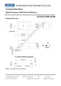 93-21SUGC/S400-A6/TR8 Datasheet Page 2