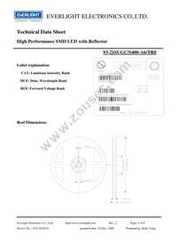 93-21SUGC/S400-A6/TR8 Datasheet Page 5