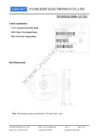 93-21SYGC/S530-E2/TR8 Datasheet Page 5