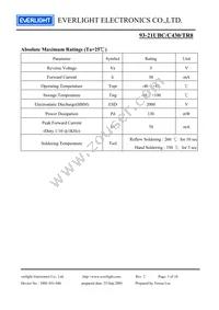 93-21UBC/C430/TR8 Datasheet Page 3