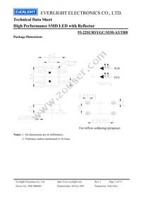 93-22SURSYGC/S530-A3/TR8 Datasheet Page 2