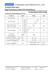 93-22SURSYGC/S530-A3/TR8 Datasheet Page 3