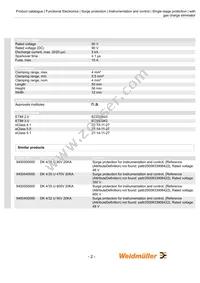 9400300000 Datasheet Page 2