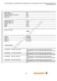 9400500000 Datasheet Page 2