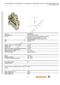 9400540000 Datasheet Cover