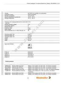 9406121001 Datasheet Page 2