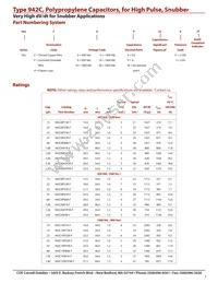 942C8W2K Datasheet Page 2