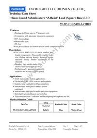 95-21SUGC/S400-A4/TR10 Datasheet Cover