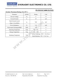 95-21SUGC/S400-A4/TR9 Datasheet Page 3