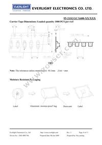 95-21SUGC/S400-A4/TR9 Datasheet Page 8