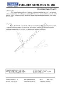 95-21SUGC/S400-A4/TR9 Datasheet Page 11